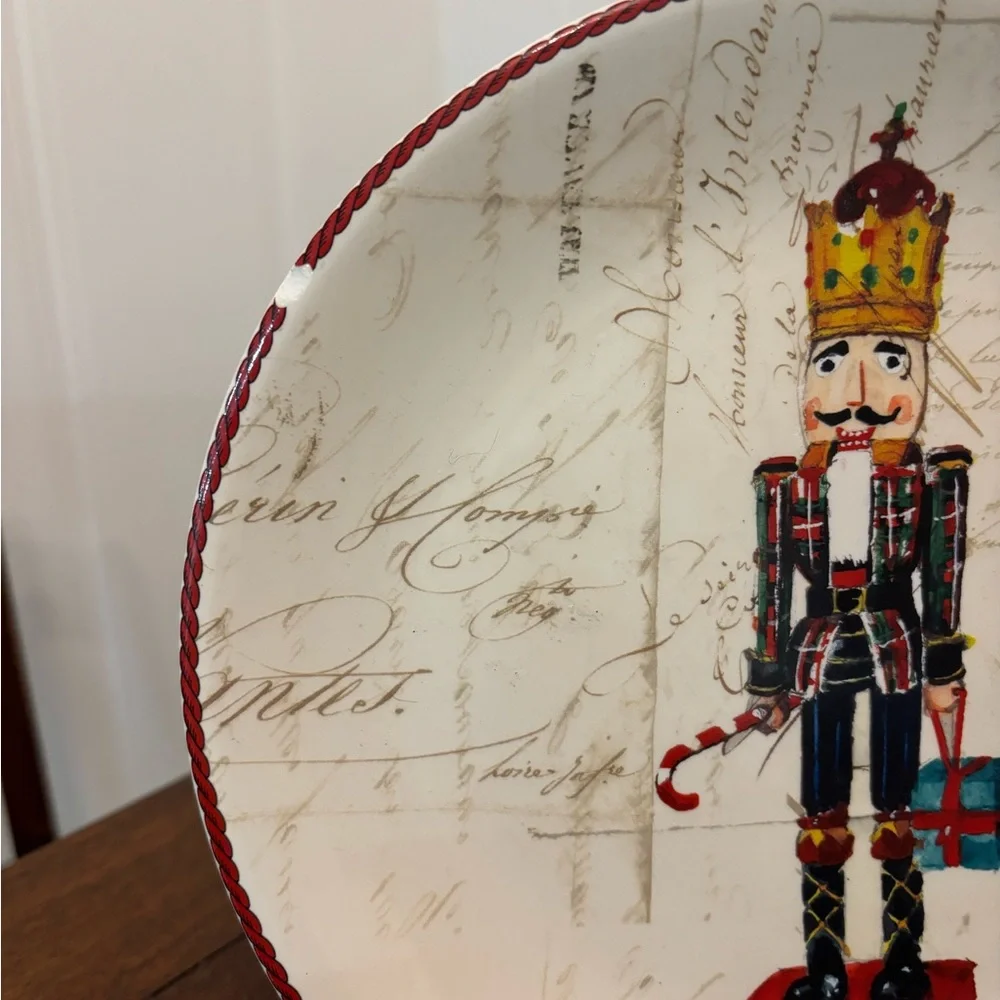 Williams Sonoma Nutcracker Salad Plate 8 5/8